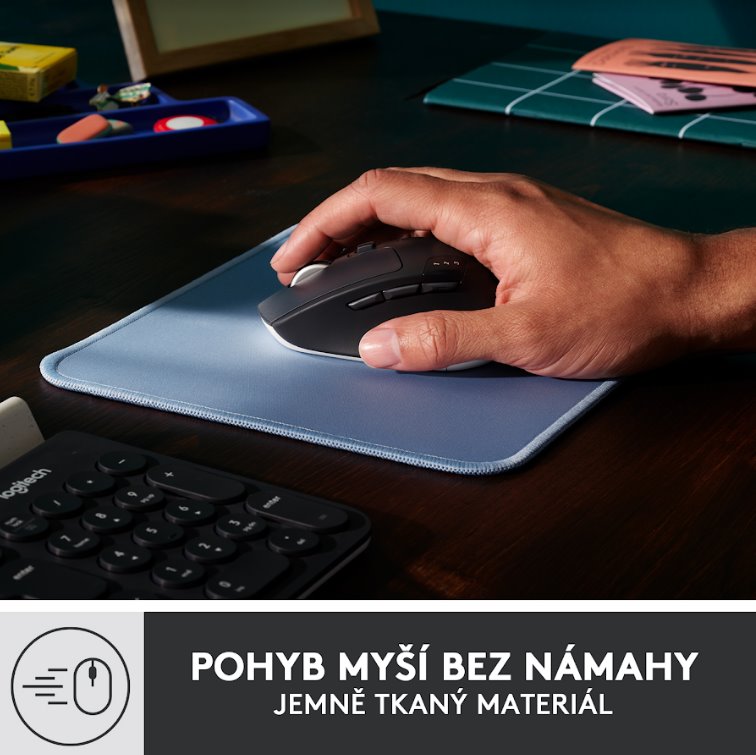 Logitech Mouse Pad Štúdio Series - BLUE GREY 956-000051