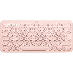 Logitech Multi-Device Bluetooth Keyboard K380 pre Mac, CZ, bezdrôtová, ružová