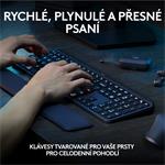 Logitech MX Keys S, CZ, bezdrátová klávesnice, černá/grafitová