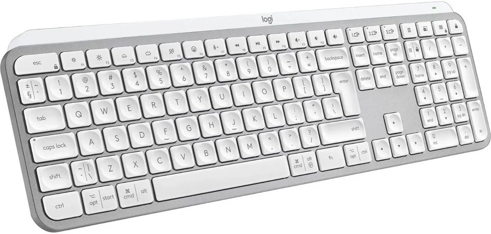 Logitech MX Keys S pre Mac, svetlošedá – CZ/SK