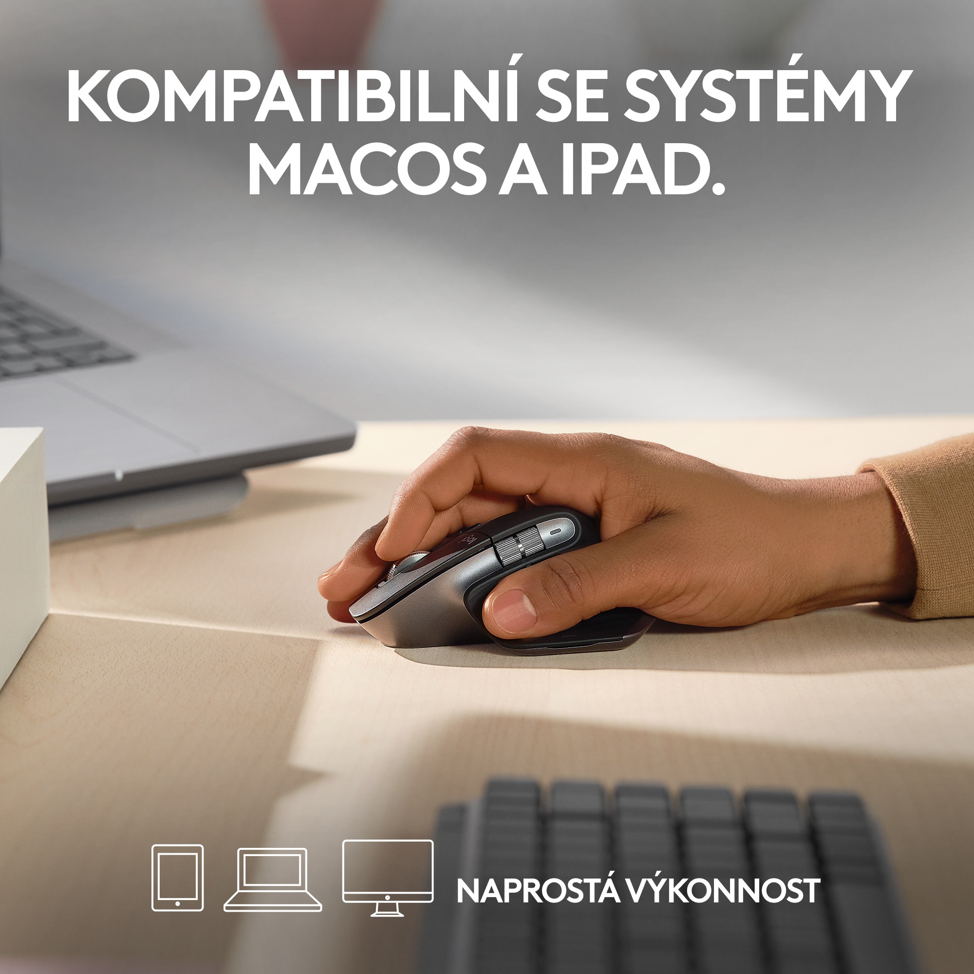 Logitech MX Master 3S For Mac Performace Bezdrôtová myš Space Grey