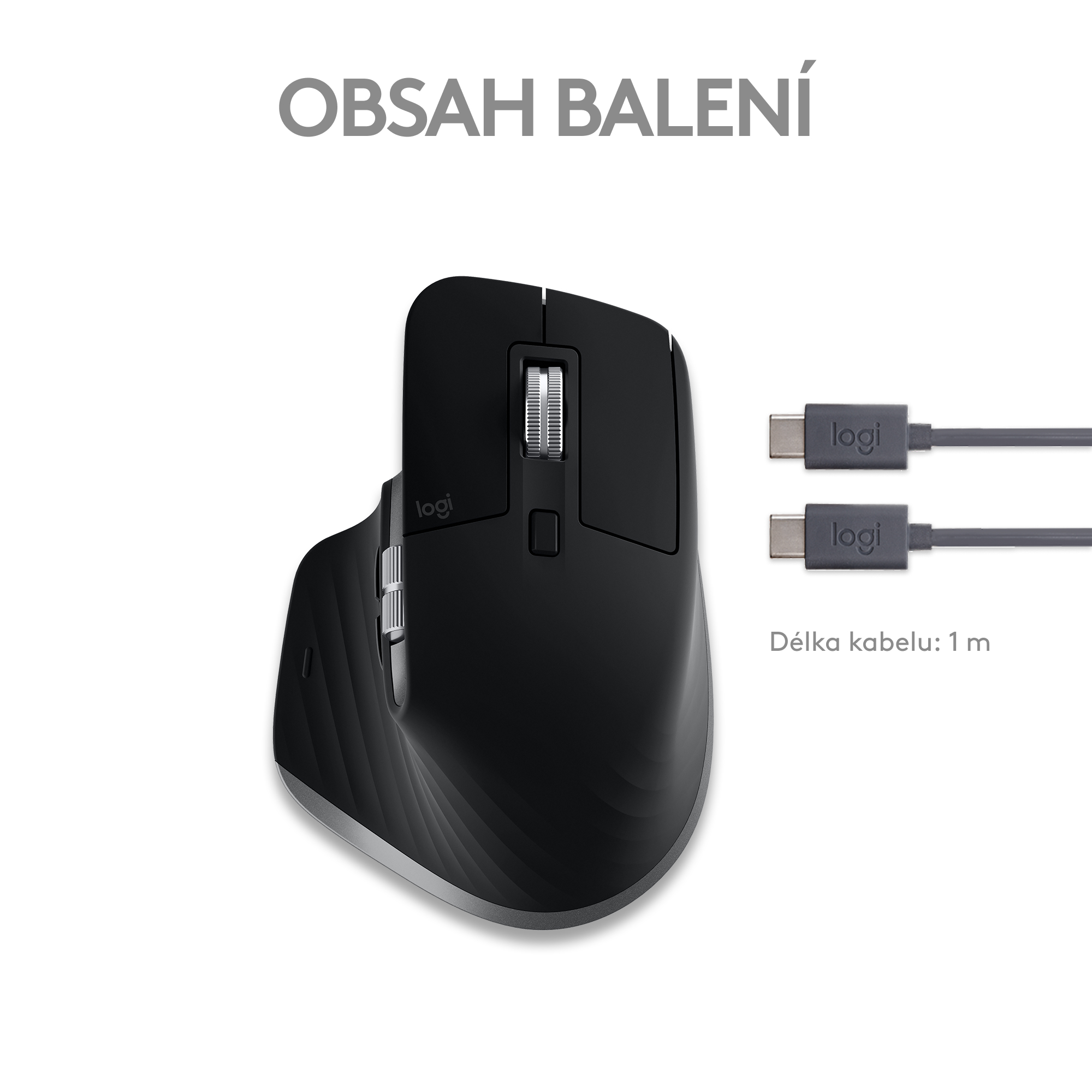Logitech MX Master 3S For Mac Performace Bezdrôtová myš Space Grey