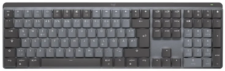 Logitech MX Mechanical, CZ, Lineární spínače, černá/grafitová