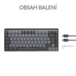 Logitech MX Mechanical Mini for Mac Minimalist, Space Grey, CZ