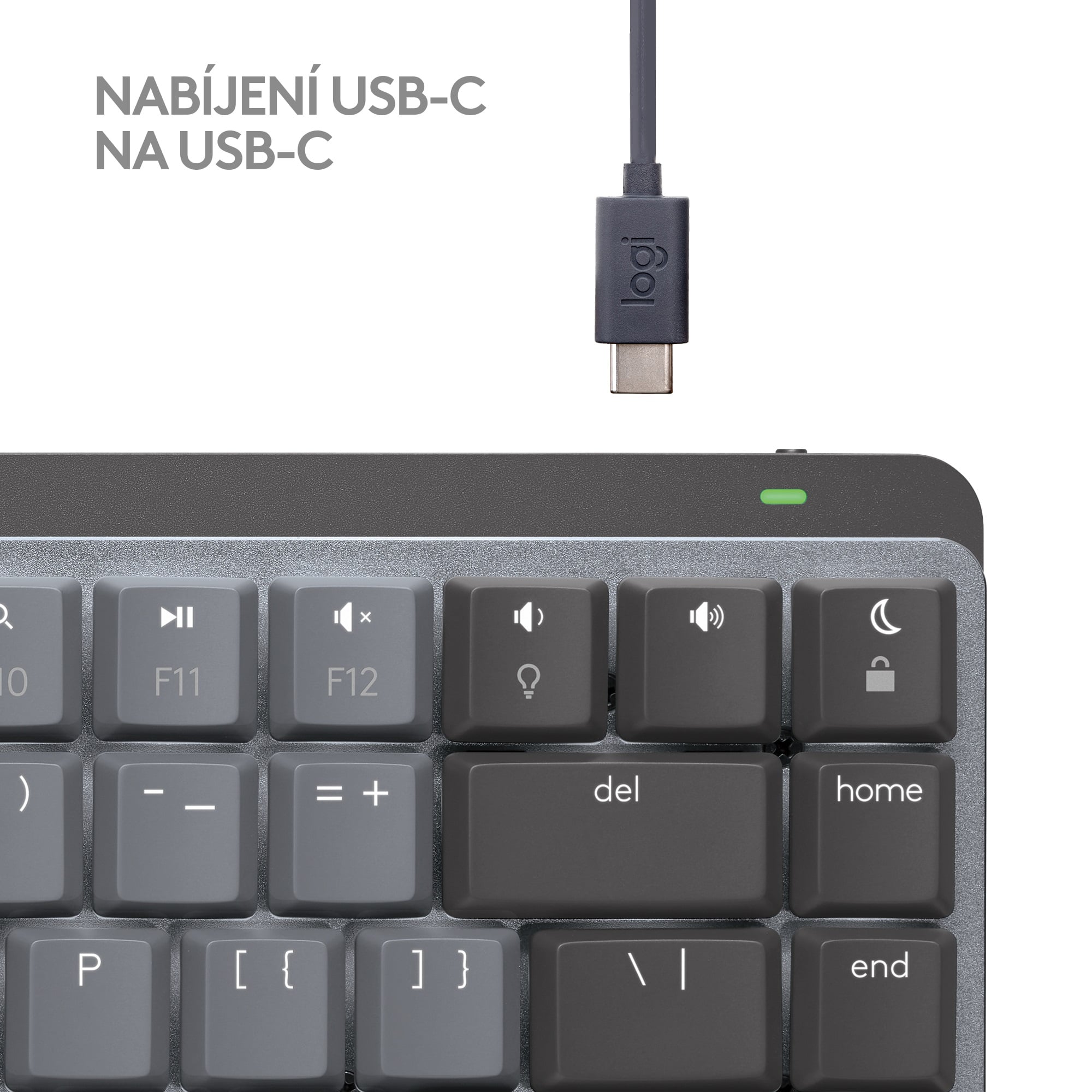 Logitech MX Mechanical Mini pre Mac Minimalist, vesmírne sivá, CZ