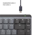 Logitech MX Mechanical Mini pre Mac Minimalist, vesmírne sivá