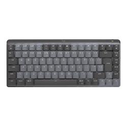 Logitech MX Mechanical Mini, US, Klikací spínače, černá/grafitová