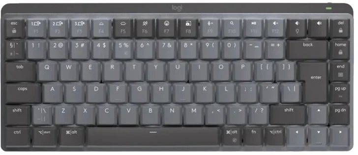 Logitech MX Mechanical Mini, US, prepínače, čierna/grafitová