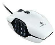 LOGITECH myš Gaming Mouse G600 MMO White, 8200dpi, USB, laser, herní