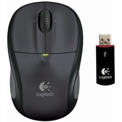 Logitech myš V220 Cordless Notebook Mouse, black, bezdrátová pro notebooky