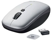 Logitech myš V550 Nano Cordless Laser Mouse, Grey, bezdrátová pro notebooky