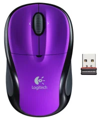 Logitech myš Wireless Mouse M305 plum purple, bezdrátová