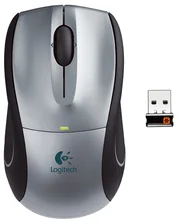 Logitech myš Wireless Mouse M505 Silver, USB, bezdrátová