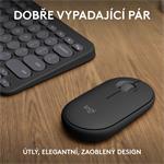 Logitech Pebble 2 Combo, bezdrôtová klávesnica a myš, grafitová