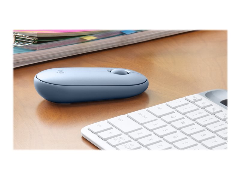 Logitech Pebble M350 Wireless Mouse BlueBerry