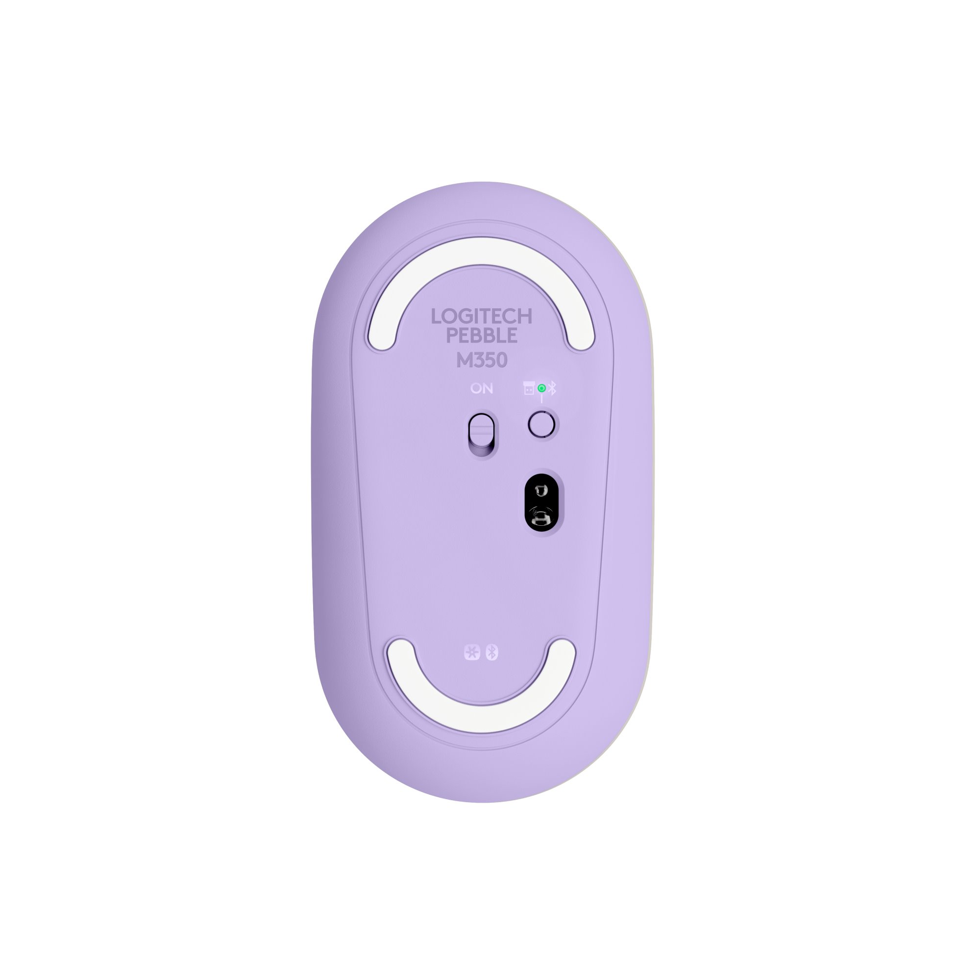 Logitech Pebble M350 Wireless Mouse Lavender Lemonade