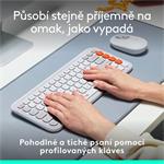 Logitech POP ICON KEYS, biela, US INT'L