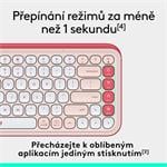 Logitech POP ICON KEYS, Rose, US INT'L