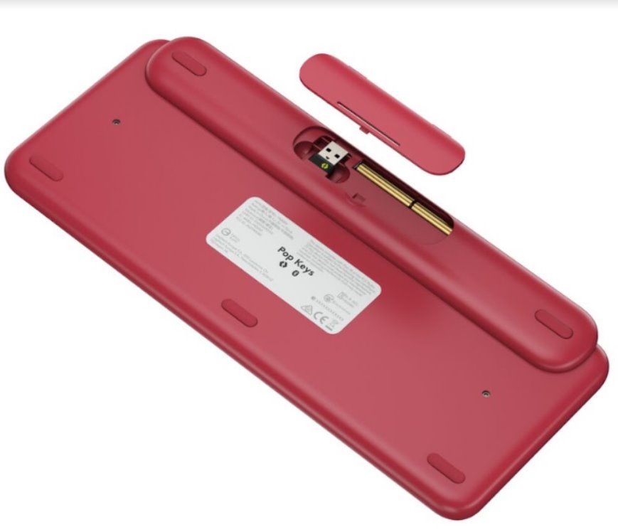 Logitech Pop klávesnice, růžová