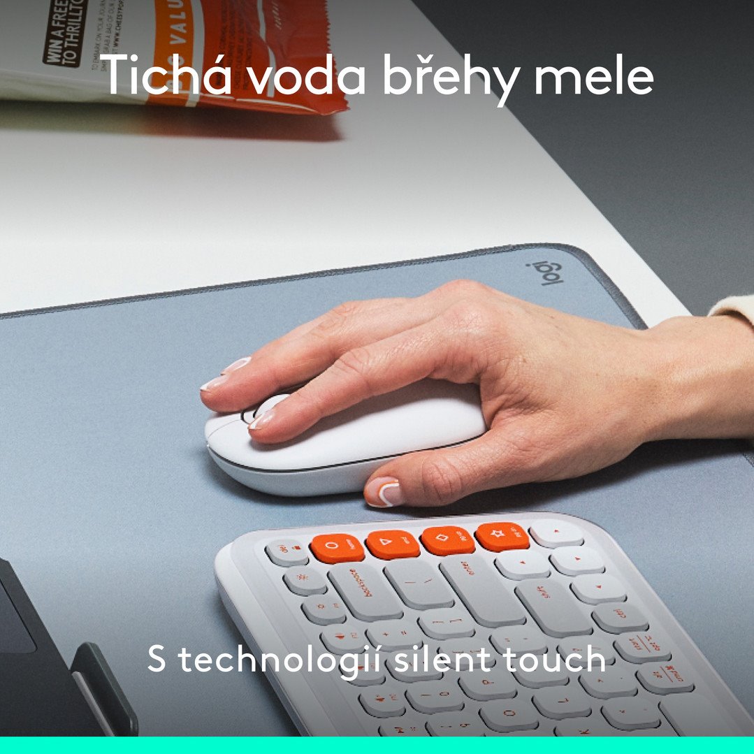 Logitech POP Mouse, White