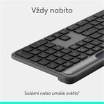 Logitech Signature Slim Solar, grafitová - US INTL