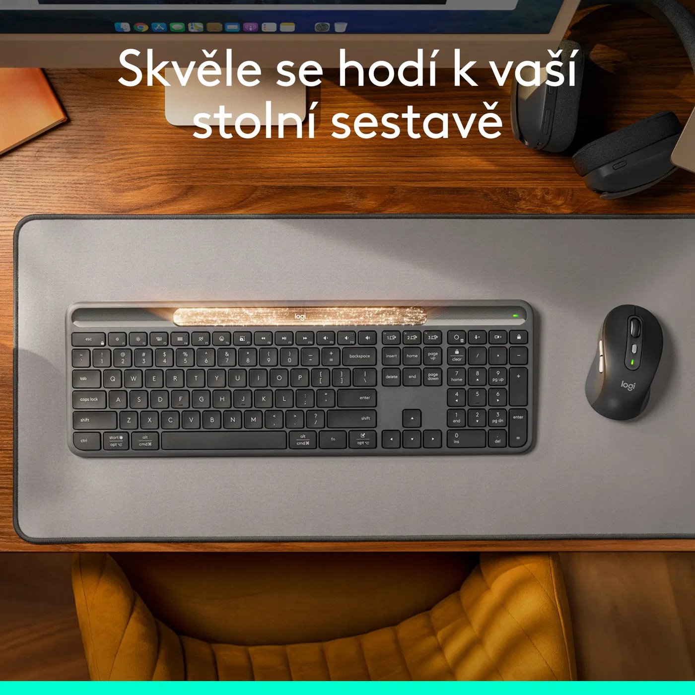 Logitech Signature Slim Solar, Graphite - US INTL