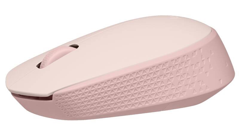 Logitech Wireless Mouse M171, růžová