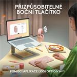 Logitech Wireless Pebble mouse 2, M350s, ružová