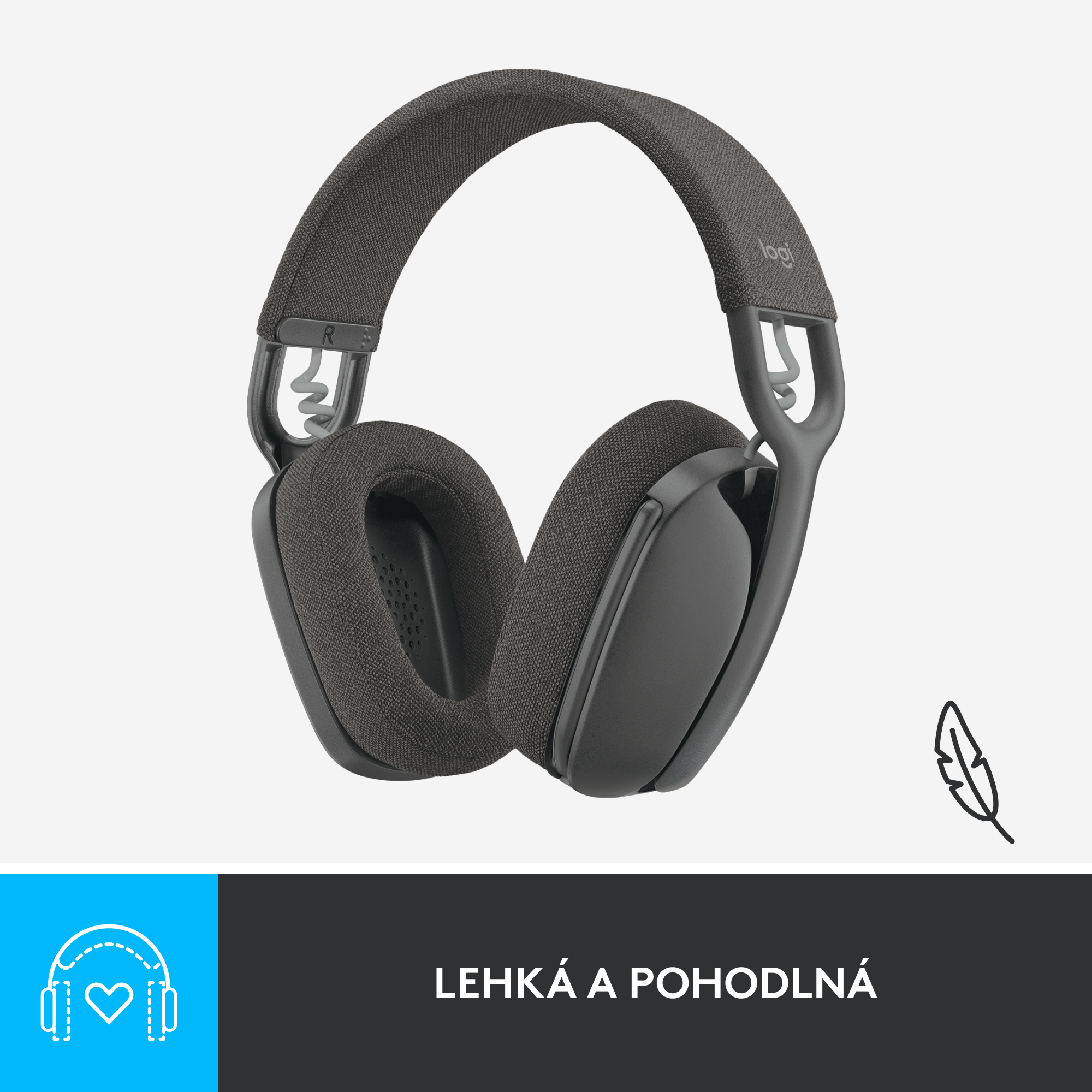 Logitech Zone Vibe 100, graphite
