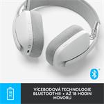 Logitech Zone Vibe 100, sivobiela