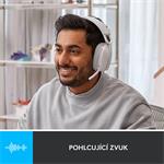 Logitech Zone Vibe 100, sivobiela