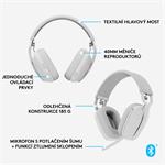 Logitech Zone Vibe 100, sivobiela