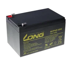 Long 12V 12Ah olovený akumulátor DeepCycle AGM F2 (WP12-12E) PBLO-12V012-F2AD
