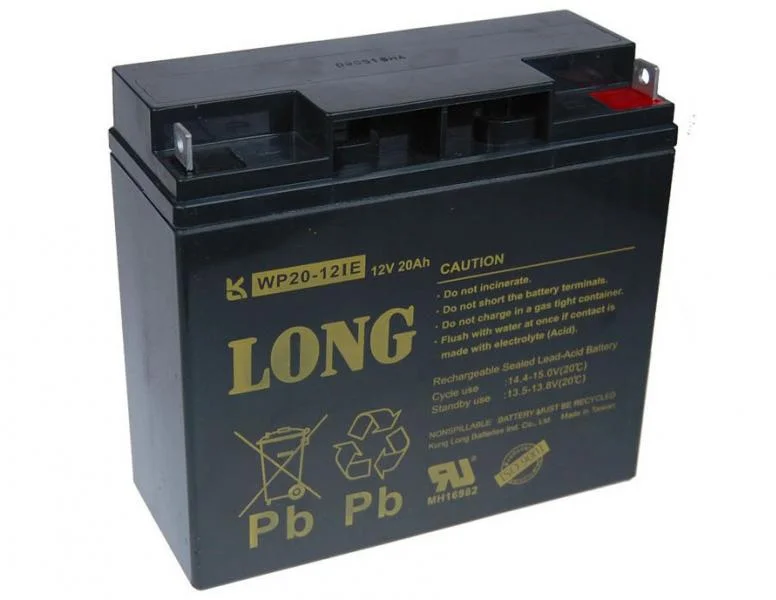 Long 12V 20Ah olovený akumulátor DeepCycle AGM F3 (WP20-12IE) PBLO-12V020-F3AD