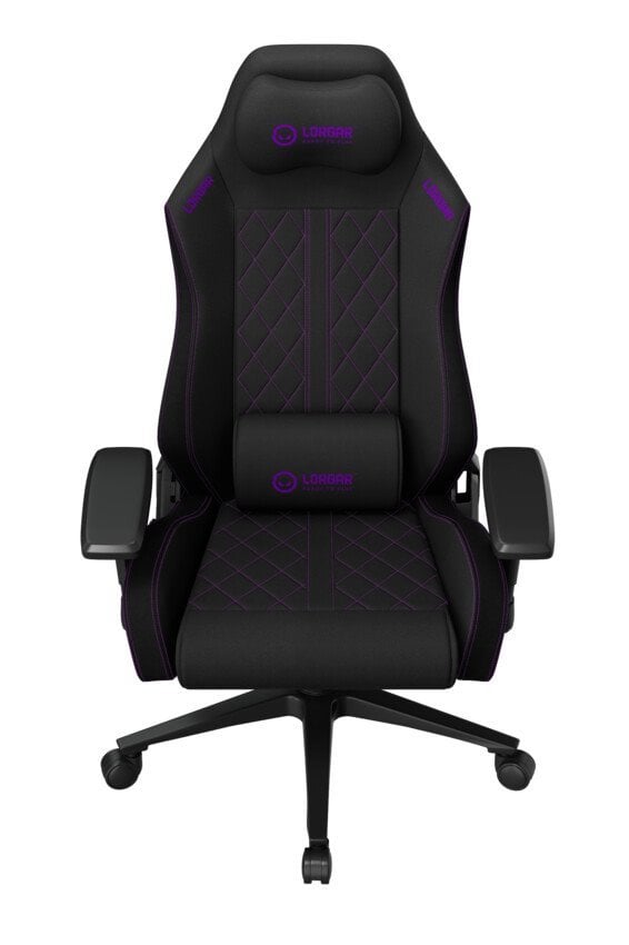 LORGAR CHA41, Ergonomic Gaming Chair Advanced, Černá/fialová