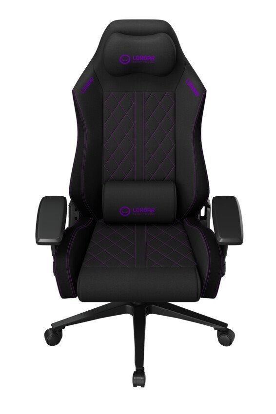 LORGAR CHA41, Ergonomická herná stolička Advanced, čierna/fialová