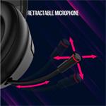 LORGAR herní headset Noah 501, BT 5.3, až 58 hodin, 3D sound