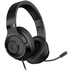 LORGAR herný headset Noah 101 s káblom, 3,5 mm konektor, 2 m, čierny