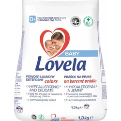 Lovela Baby prášek na praní na barevné prádlo 1,3 kg / 13 pracích dávek
