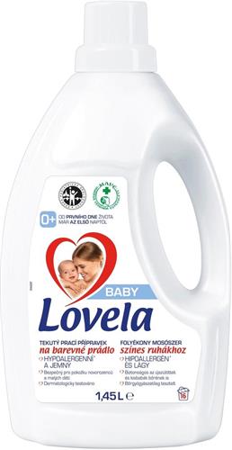 Lovela Baby tekutý prací prípravok na farebnú bielizeň 1,45 l / 16 pracích dávok 5999109520647