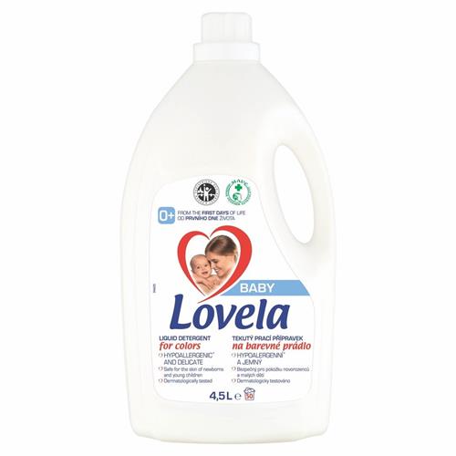 Lovela Baby tekutý prací prostriedok na farebné oblečenie 4,5 l / 50 pracích dávok