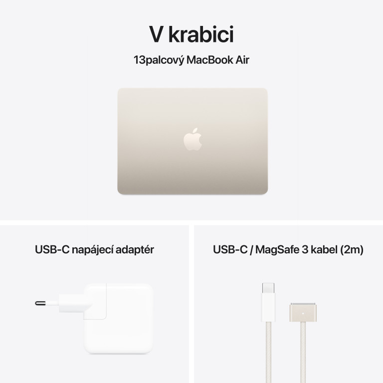 MacBook Air 13,M4 24GB/512GB SSD - Starlight