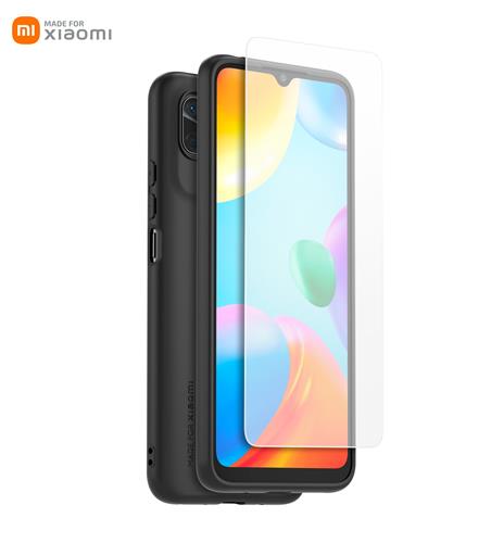 Made for Xiaomi TPU Kryt + Tvrzené Sklo pro Xiaomi Redmi 10C Black