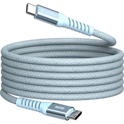 Magnetický kábel Verbatim USB-C->C Synchronizácia a nabíjanie 60 W Modrý