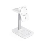 Magnetický nabíjací stojan Spello 3v1 (MagSafe) - biely