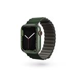 Magnetický remienok Epico pre Apple Watch 38/40/41 mm - sivý/zelený