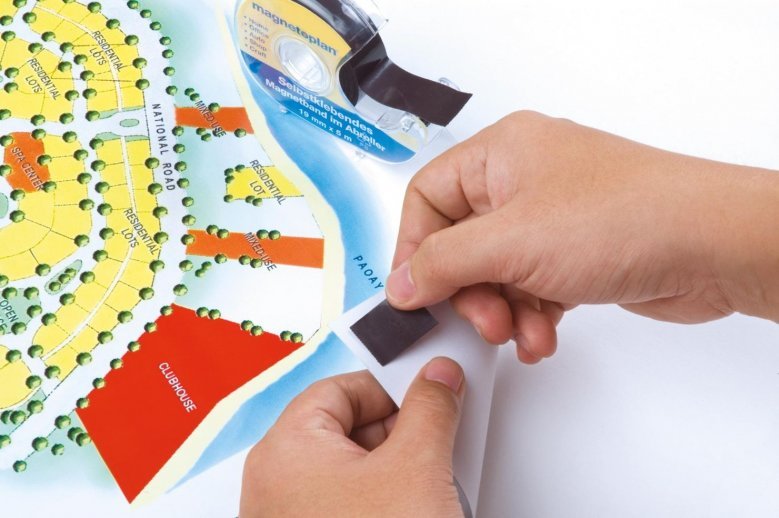 Magnetoplan Páska magnetická 5 m x 19 mm, samolepiaca magimagstrip5