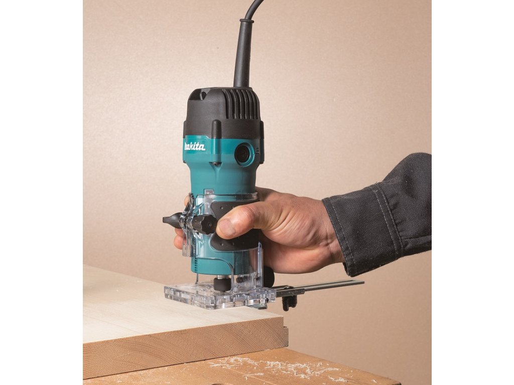 Makita 3711 Jednoručná frézka 6mm,530W