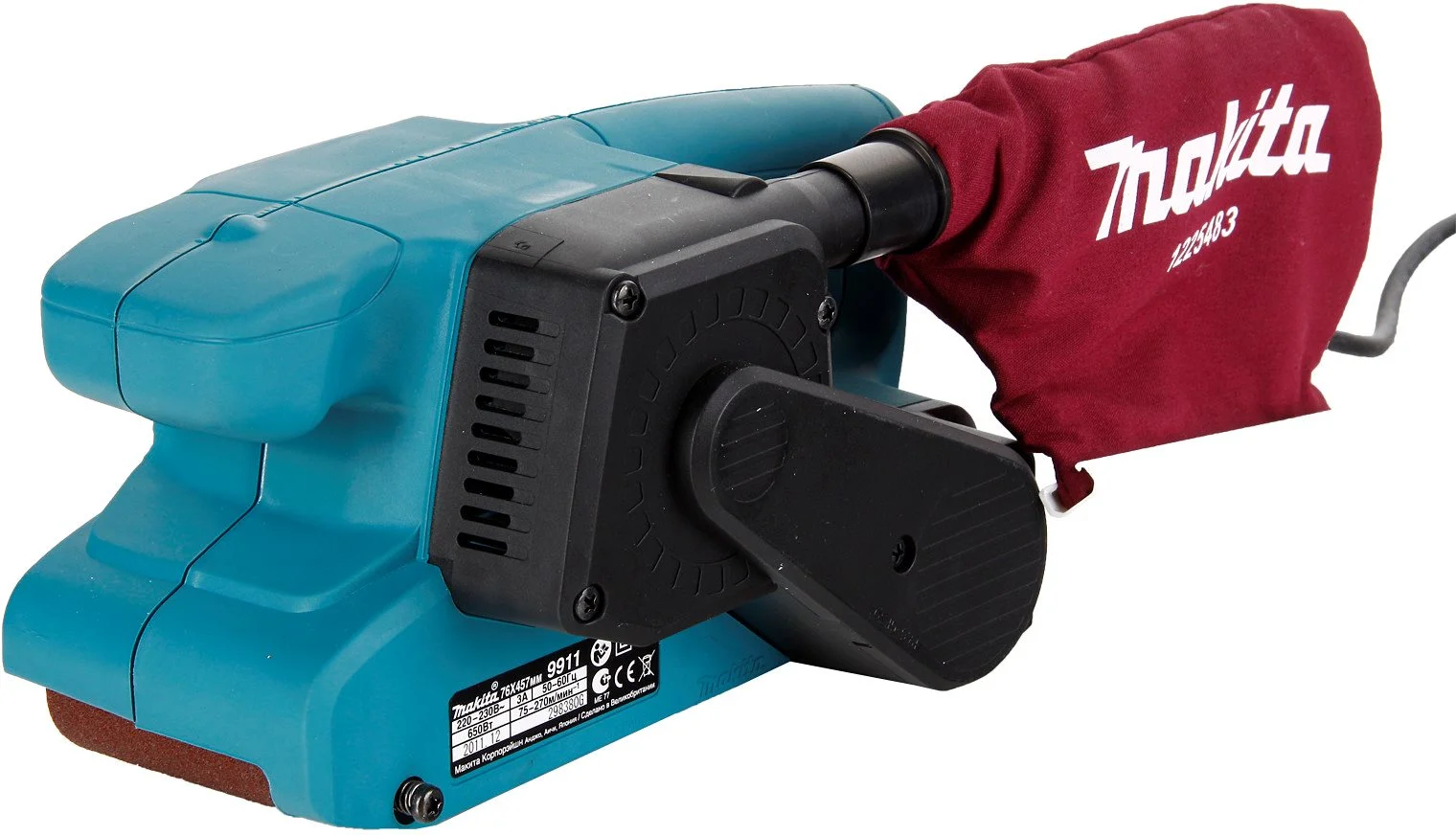 Makita 9911 Pásová brúska s ovládaním 650W, 457x76mm