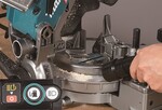 MAKITA Akumulátorová stolová a pokosová píla AWS 260 mm Li-ion XGT 40V bez batérie Z